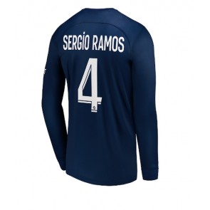 Paris Saint-Germain Sergio Ramos #4 Hemmatröja 2022-23 Långärmad